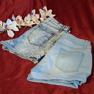 2 Pair Jean shorts